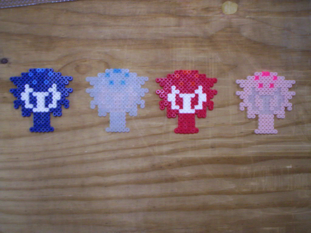 Two with glow in the dark beads