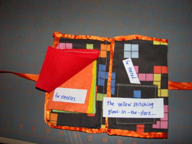 First flap opened...