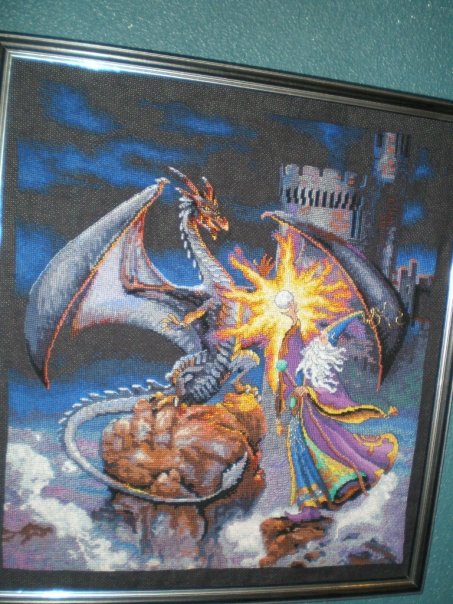 This one's my favourite, because of the black background. It was a real bitch to make, but the end-result was well worth the effort.