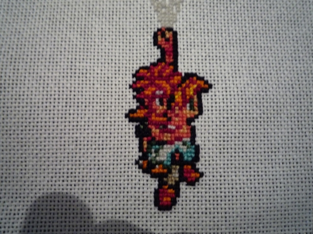 Chrono and Marle detail